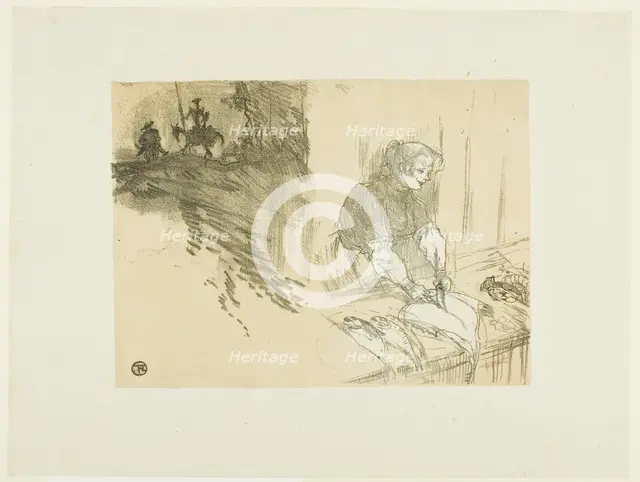 Cover for Les Courtes Joies, 1897, printed and published 1925. Creator: Henri de Toulouse-Lautrec.