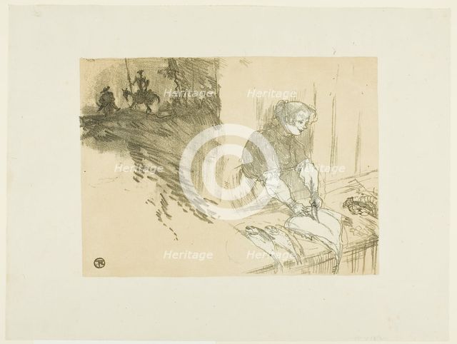 Cover for Les Courtes Joies, 1897, printed and published 1925. Creator: Henri de Toulouse-Lautrec.
