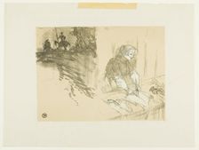 Cover for Les Courtes Joies, 1897, published 1925. Creator: Henri de Toulouse-Lautrec