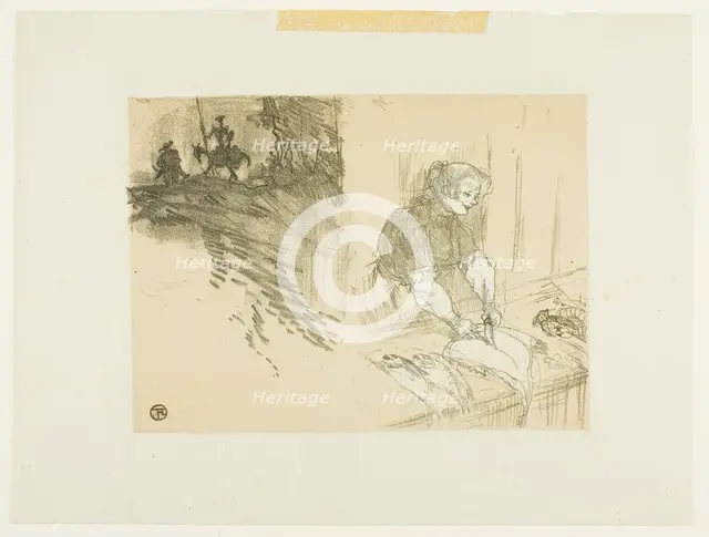 Cover for Les Courtes Joies, 1897, published 1925. Creator: Henri de Toulouse-Lautrec.