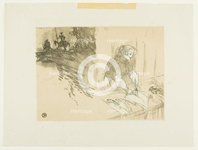 Cover for Les Courtes Joies, 1897, published 1925. Creator: Henri de Toulouse-Lautrec.