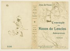 Cover for L'exemple de Ninon de Lenclos amoureuse, 1898. Creator: Henri de Toulouse-Lautrec