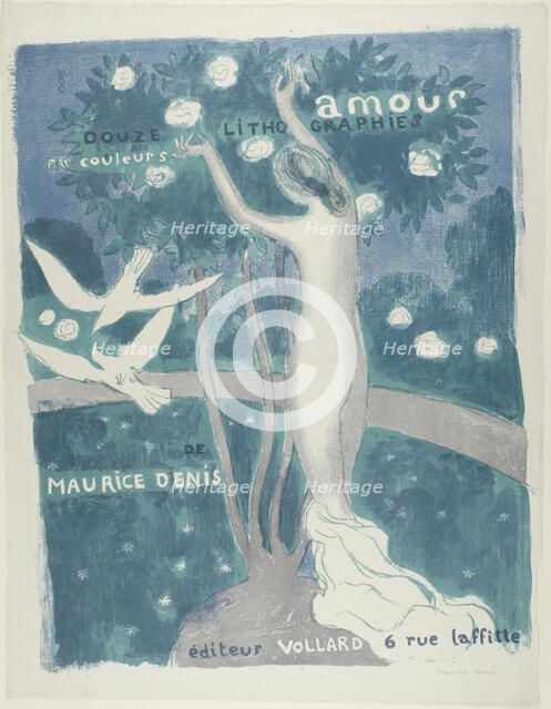 Cover for Love, 1898, published 1899. Creator: Maurice Denis.
