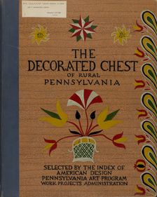 Cover for Proposed Portfolio "Decorated Chests of Rural Pennsylvania", 1935/1942. Creator: Unknown