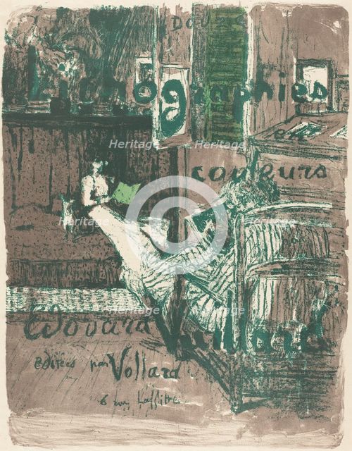 Cover for the Album "Paysages et intérieurs", 1899. Creator: Edouard Vuillard.