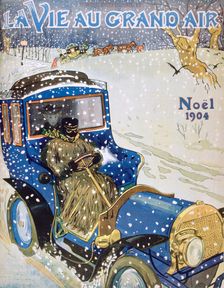 Cover for the Christmas issue of the magazine La Vie au Grand Air 1904