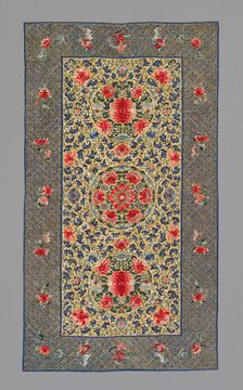 Cover (Furnishing Fabric), China, Qing dynasty (1644-1911), 1875/1900. Creator: Unknown