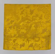 Cover (Furnishing Fabric), China, Qing dynasty (1644-1911), 1875/1900. Creator: Unknown