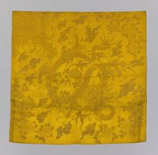 Cover (Furnishing Fabric), China, Qing dynasty (1644-1911), 1875/1900. Creator: Unknown