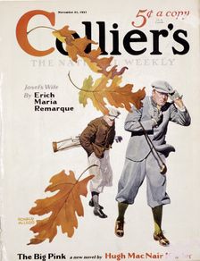 Cover of "Collier's" magazine, November 1931. Creator: Ronald McLeod