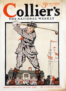Cover of Collier's magazine, October 2, 1915. Creator: Unknown