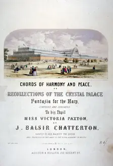 Cover of Chords of harmony and peace composed by JB Chatterton, c1851. Artist: Augustus Butler