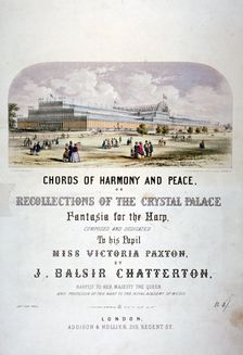Cover of Chords of harmony and peace composed by JB Chatterton, c1851. Artist: Augustus Butler
