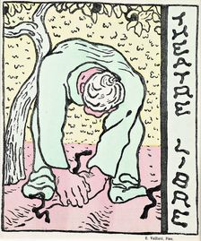 Cover of a programme of the Théâtre Libre, 1890. Creator: Vuillard, Édouard (1868-1940)