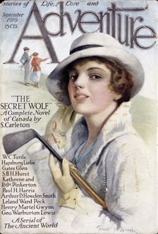 Cover of "Adventure" magazine, September 1916. Creator: Unknown