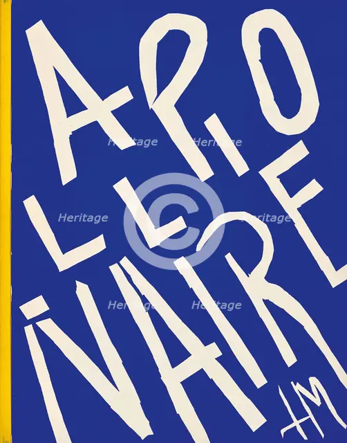 Cover of "Apollinaire" by André Rouveyre, 1952. Creator: Matisse; Henri (1869-1954).