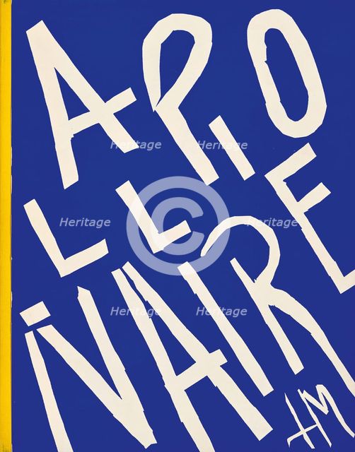 Cover of "Apollinaire" by André Rouveyre, 1952. Creator: Matisse; Henri (1869-1954).