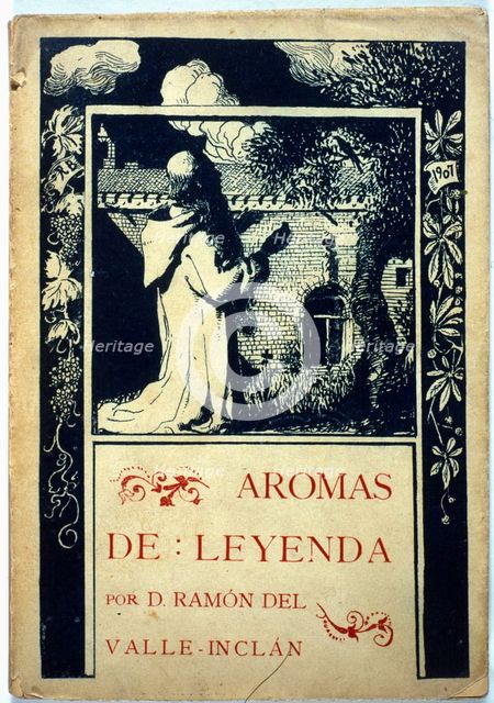 Cover of 'Aromas de Leyenda' (Legend Scents) by Valle Inclán, 1907. Creator: Valle Inclan, Ramón Mª de (1866-1936).