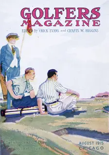 Cover of Golfers Magazine, American, August 1915. Creator: Unknown