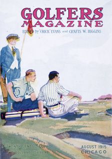 Cover of Golfers Magazine, American, August 1915. Creator: Unknown