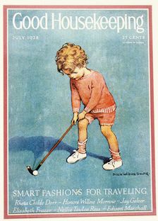 Cover of Good Housekeeping magazine, American, July 1928