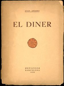 Cover of El diner by Joan Amades, published by Editorial Reflexos, Barcelona, ??1938