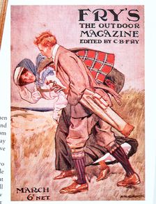 Cover of "Fry's Magazine", 1904-1914. Creator: Henry Matthew Brock