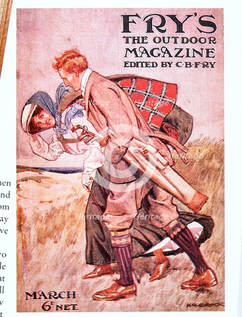 Cover of "Fry's Magazine", 1904-1914. Creator: Henry Matthew Brock.