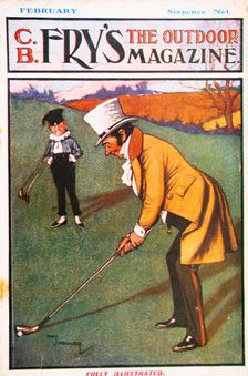 Cover of "Fry's Magazine", from February, c1904-c1914. Creator: CB Fry
