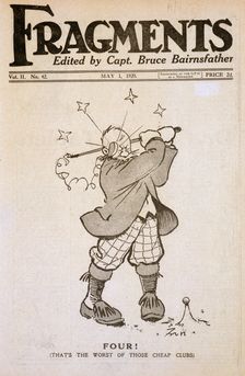 Cover of "Fragments" magazine, 1 May 1920. Creator: Unknown