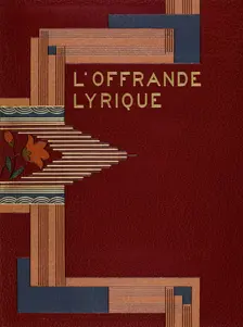 Cover of "L'Offrande Lyrique", 1925. Creator: Paul Gruel