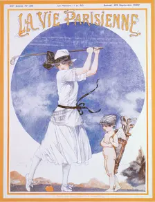 Cover of "La Vie Parisienne", French magazine, 23 September 1922. Creator: Unknown