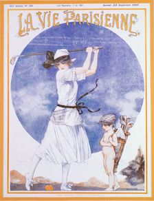 Cover of "La Vie Parisienne", French magazine, 23 September 1922. Creator: Unknown