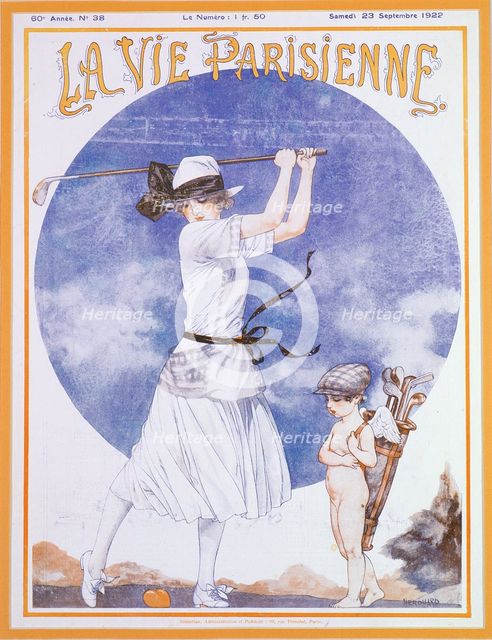Cover of "La Vie Parisienne", French magazine, 23 September 1922. Creator: Unknown.