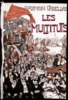 Cover of Les Multituds collection of stories, edition printed in Barcelona in 1906, work by th…