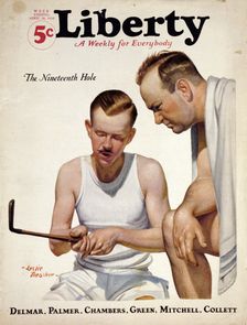 Cover of "Liberty" magazine, April 28, 1928. Creator: Unknown
