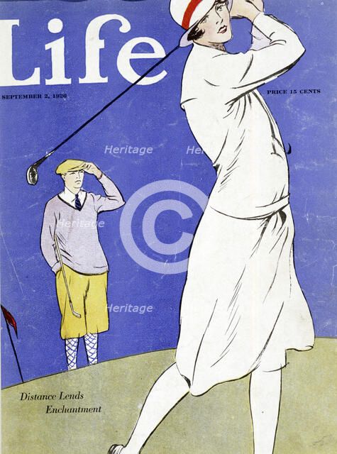Cover of Life magazine, 5 September 1926. Artist: Unknown