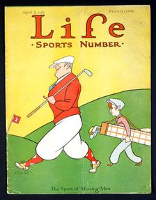 Cover of "Life" magazine, 21 April 1927. Creator: Unknown