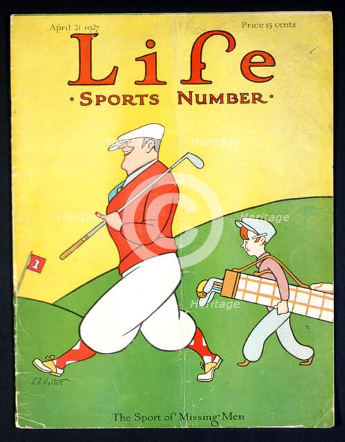 Cover of "Life" magazine, 21 April 1927. Creator: Unknown.