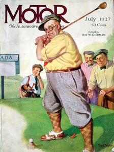 Cover of Motor magazine, American, July 1927. Creator: Unknown