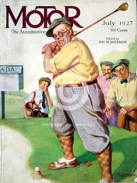 Cover of 'Motor' magazine, American, July 1927. Creator: Unknown.