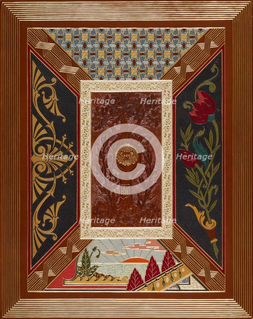 Cover of "Modern Bookbinding Practically Considered", 1889.  Creator: Léon Gruel.