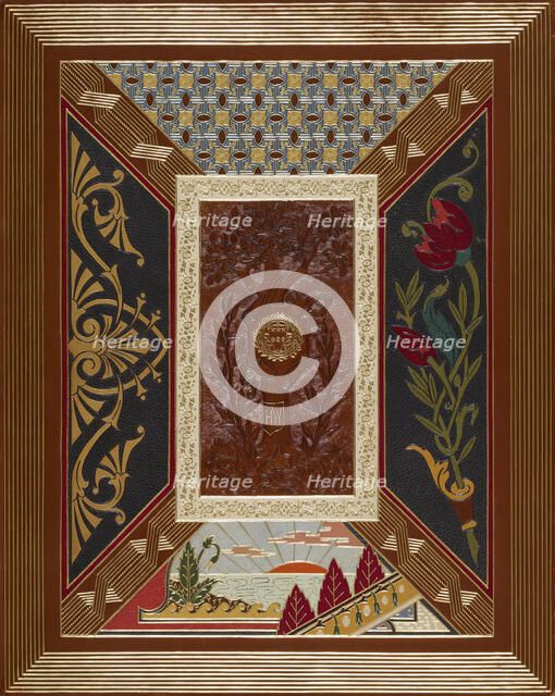 Cover of "Modern Bookbinding Practically Considered", 1889.  Creator: Léon Gruel.