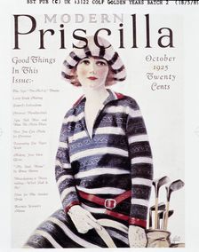 Cover of "Modern Priscilla" magazine, October 1925. Creator: Unknown