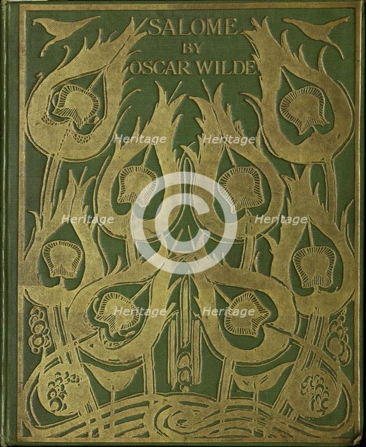 Cover of "Salome" by Oscar Wilde, 1907.  Creator: Aubrey Beardsley.