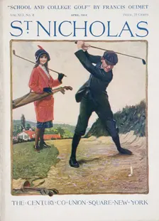 Cover of "St Nicholas" magazine, American, April 1914. Creator: Unknown