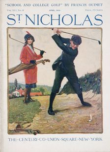 Cover of "St Nicholas" magazine, American, April 1914. Creator: Unknown