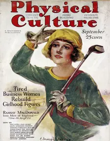 Cover of "Physical Culture" magazine, American, September c1930s. Creator: Unknown