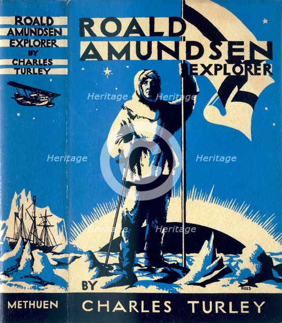 Cover of "Roald Amundsen, Explorer" by Charles Turley, 1935. Creator: Charles Turley.