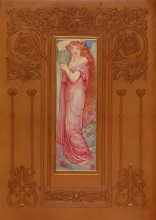Cover of "Recuyell of the Historyes of Troye", volume 2, 1892. Creator: Cedric Chivers